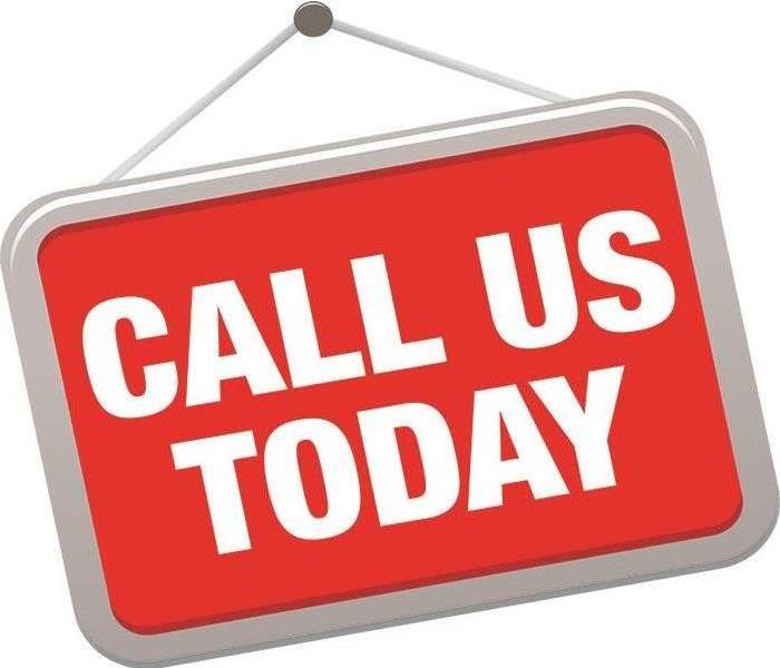 Hanging Sign of Call Us Today